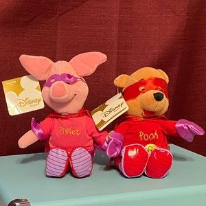 POOH & PIGLET vintage DISNEY STORE Halloween NWT